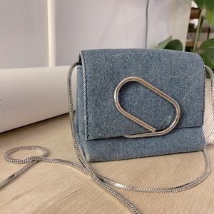 3.1 Phillip Lim Denim Chain Crossbody Bag